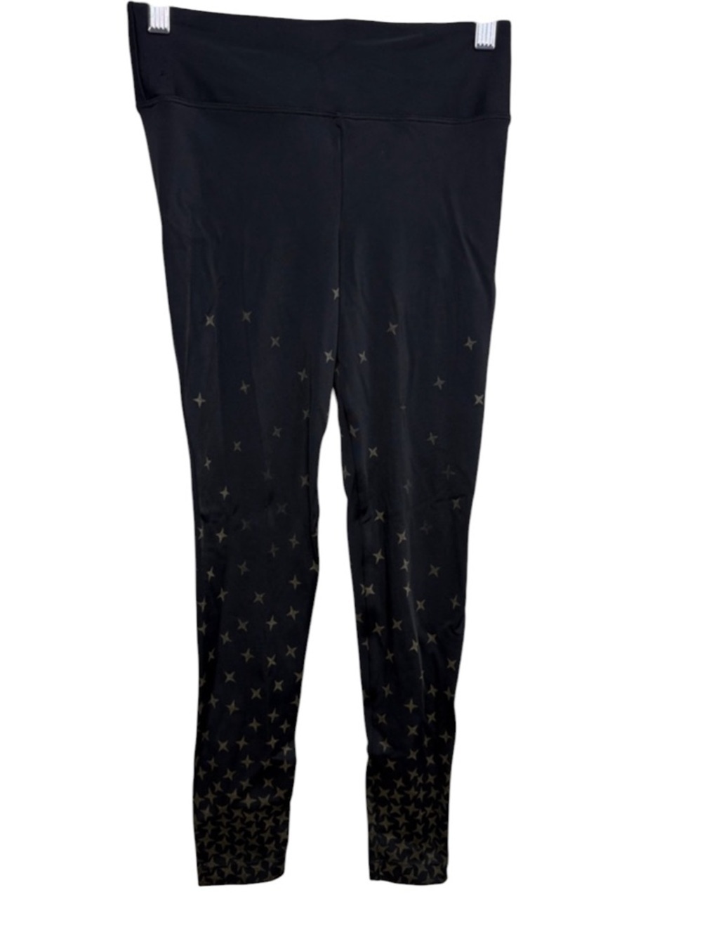 Koral Black Gold Star Leggings Women Size S BLEMISH